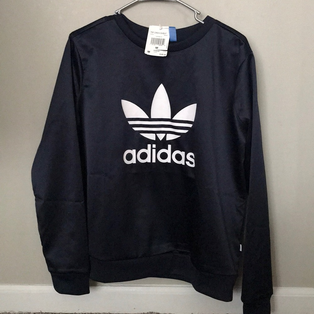 Crew Adidas Sweatshirt Navy